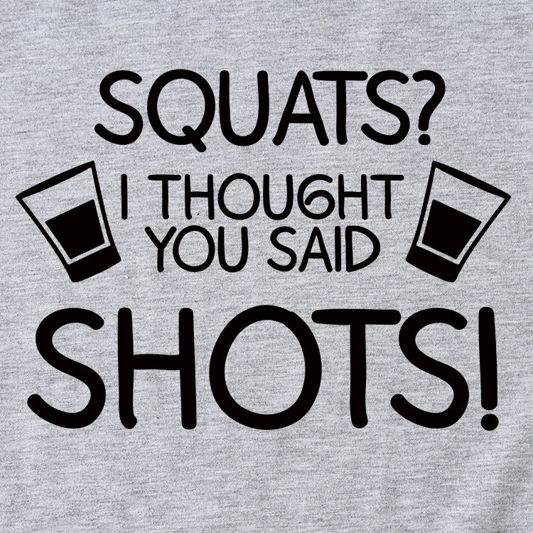 T-shirt décontracté à manches courtes pour femmes Squares I Thought