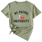 T-shirt à manches courtes graphique amusant MS RACHEL University