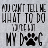 Letter You Can't Tell Me Women's Round Neck Short Sleeved T-shirt