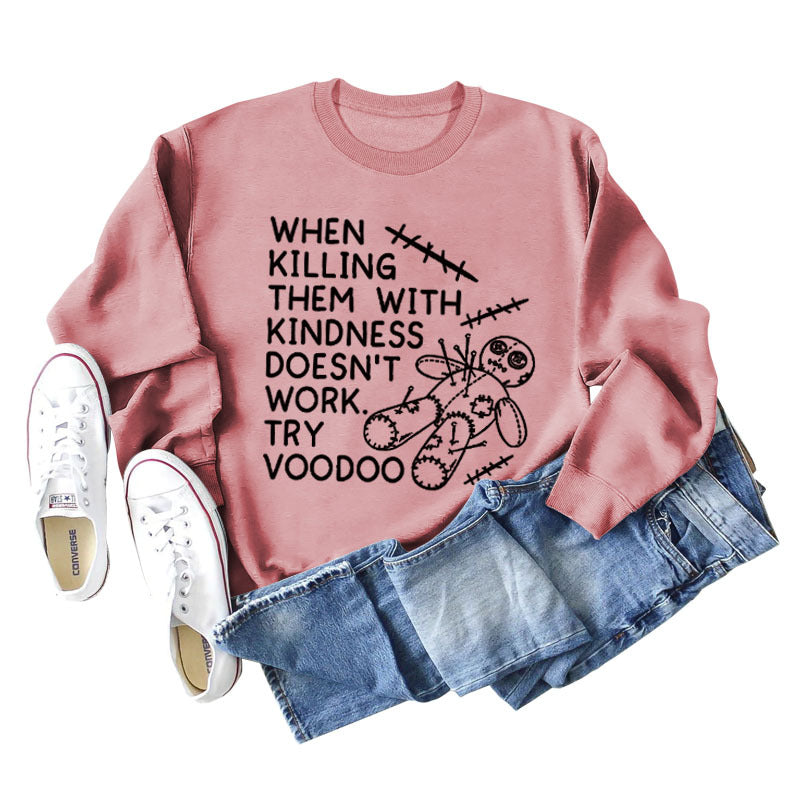 When Killing Them Damen Pullover mit langen Ärmeln