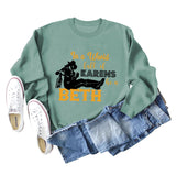 In A World Full of Karen Letter-printed Long-sleeved Sweater