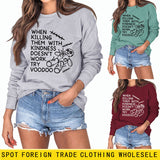 When Killing Them Damen Pullover mit langen Ärmeln