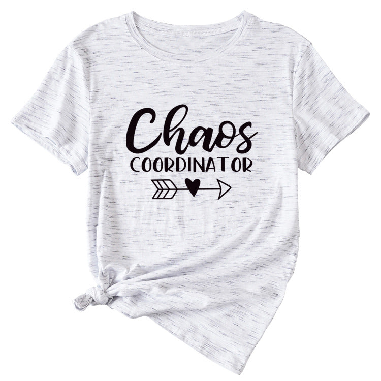 Chaos Coordinator Women's Short Sleeve Round Neck T-shirt Top