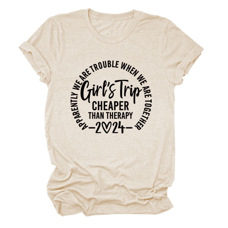 Girl's Trip Cheaper Than Casual Short Sleeves