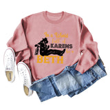 In A World Full of Karen Letter-printed Long-sleeved Sweater