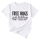 Free Hugs Just Kidding Women's Short Sleeved T-shirt