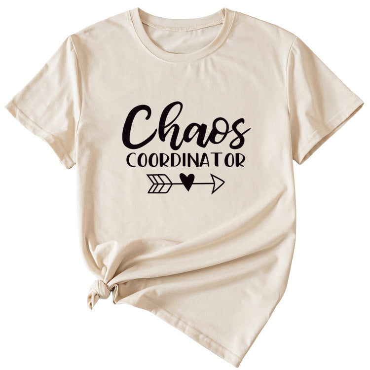 Chaos Coordinator Women's Short Sleeve Round Neck T-shirt Top