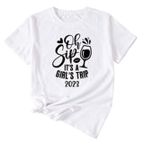 Women's Oh Sip It is a short sleeve T-shirt for girls