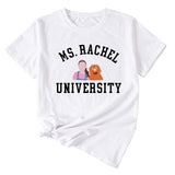 T-shirt à manches courtes graphique amusant MS RACHEL University