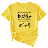 My Co-workers Letter Pattern Ladies Casual Shirt Short Sleeve T-shirt