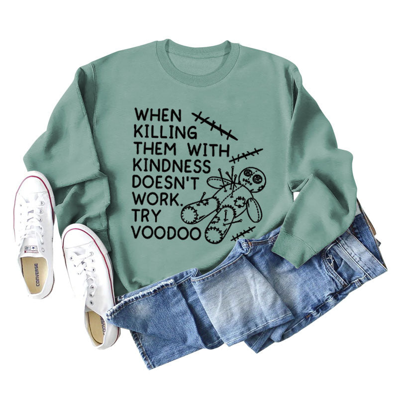 When Killing Them Damen Pullover mit langen Ärmeln