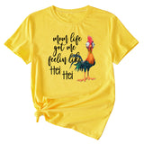 T-shirt à manches courtes avec motif amusant, Mom Life got Me