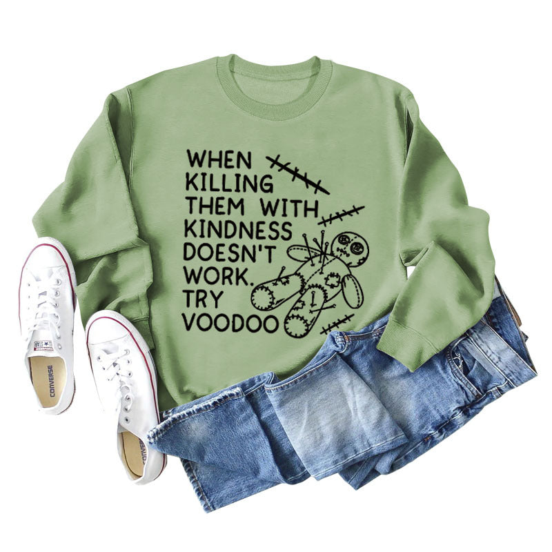 When Killing Them Damen Pullover mit langen Ärmeln