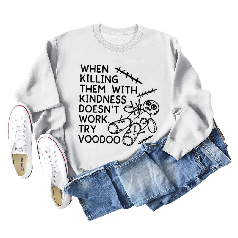 When Killing Them Damen Pullover mit langen Ärmeln