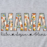 Letter Mama Kate Women's Casual Round Neck Short Sleeve T-shirt