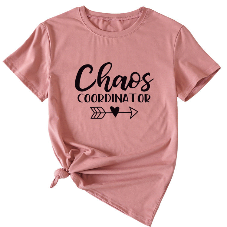 Chaos Coordinator Women's Short Sleeve Round Neck T-shirt Top