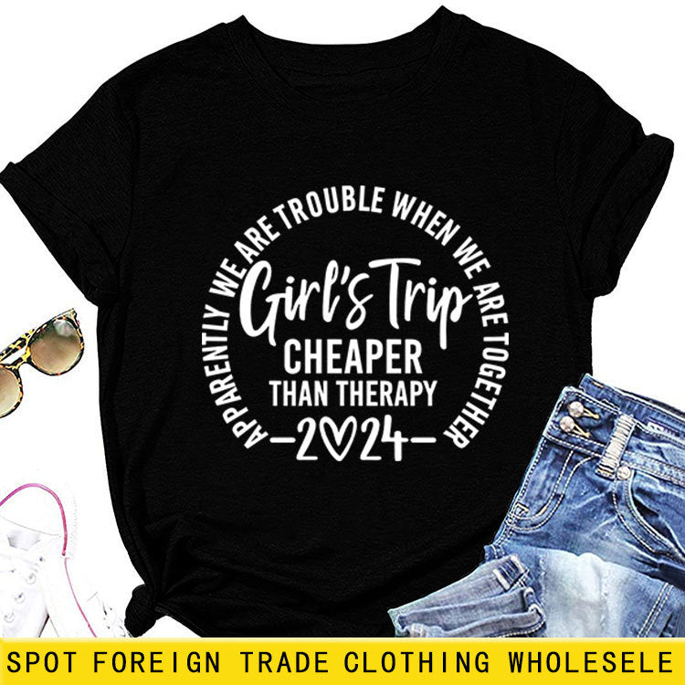 Girl's Trip Cheaper Than Casual Short Sleeves