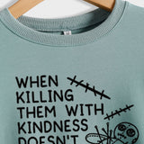 When Killing Them Damen Pullover mit langen Ärmeln