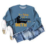 In A World Full of Karen Letter-printed Long-sleeved Sweater