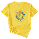 Fashion I GOT A PEACEFUL EASY Fun Pattern Short Sleeve T-shirt