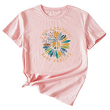 Fashion I GOT A PEACEFUL EASY Fun Pattern Short Sleeve T-shirt