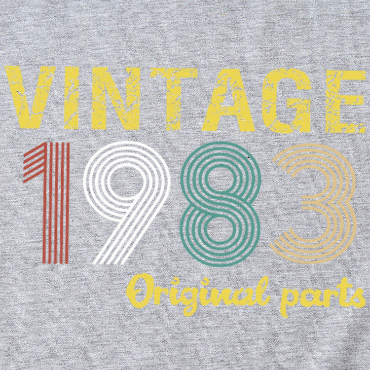 Mode femme haut VINTAGE 1983 décontracté ample manches courtes