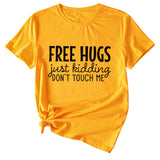 Free Hugs Just Kidding Women's Short Sleeved T-shirt