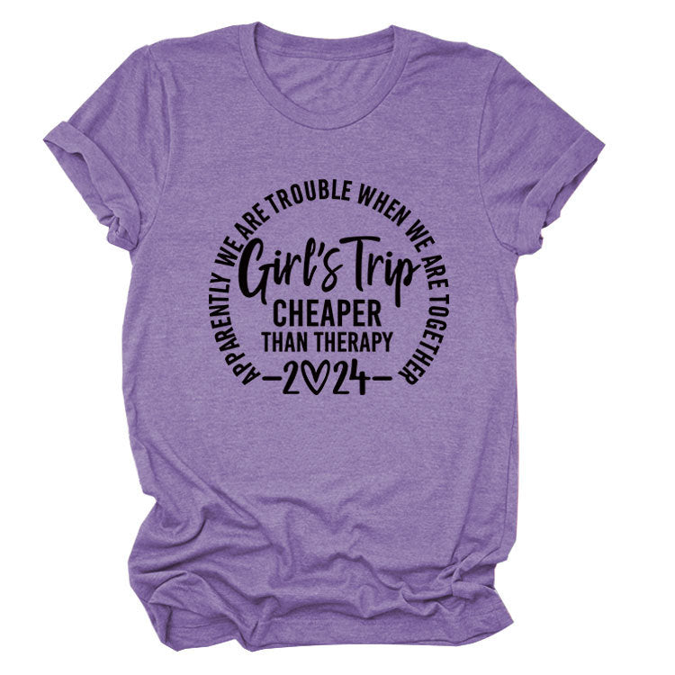 Girl's Trip Cheaper Than Casual Short Sleeves
