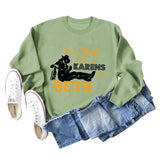 In A World Full of Karen Letter-printed Long-sleeved Sweater