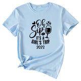 Women's Oh Sip It is a short sleeve T-shirt for girls