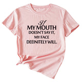 Si ma bouche ne peut pas le dire, fille ample à manches courtes