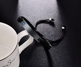 NEHZUS Couples Bracelets ID Nom Bracelet Personnalisé Bracelet Personnaliser Graver Bracelet