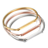 Bracelets inspirants pour femmes, cadeau personnalisé pour maman, bracelet manchette avec mantra gravé