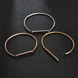 Bracelets inspirants pour femmes, cadeau personnalisé pour maman, bracelet manchette avec mantra gravé