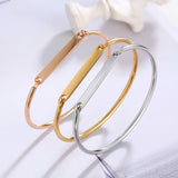 Bracelets inspirants pour femmes, cadeau personnalisé pour maman, bracelet manchette avec mantra gravé