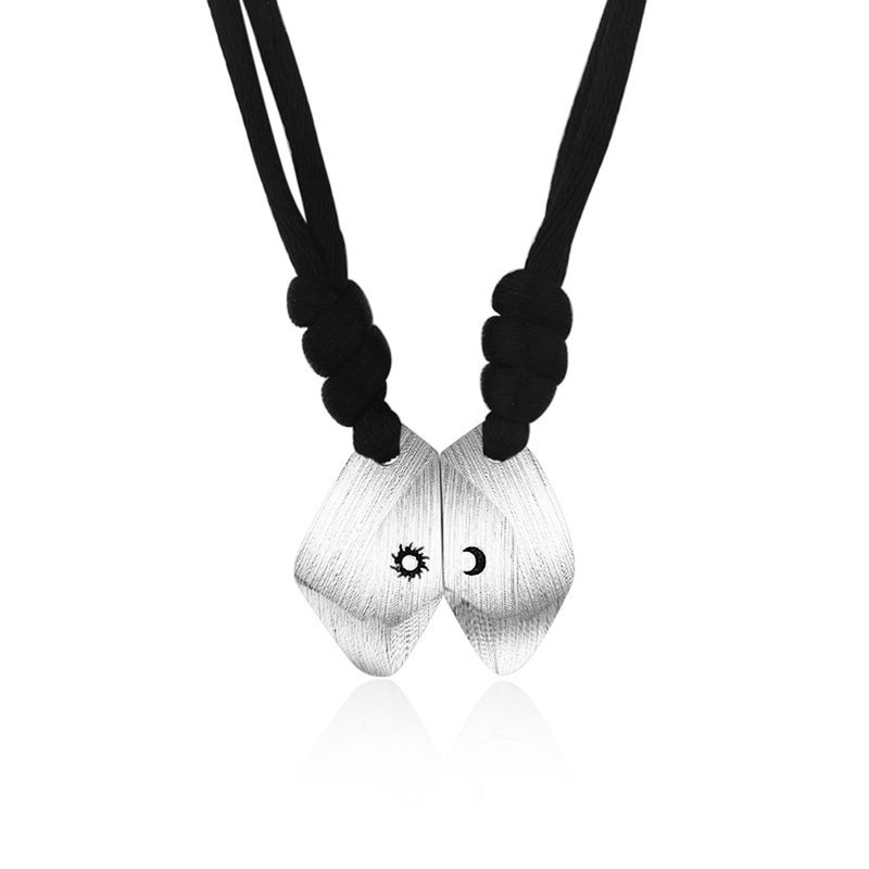NEHZUS Halsketten für Paare, magnetische Wunschstein-Anhänger-Halskette für Paare, Schmuck-Geschenk-Diea