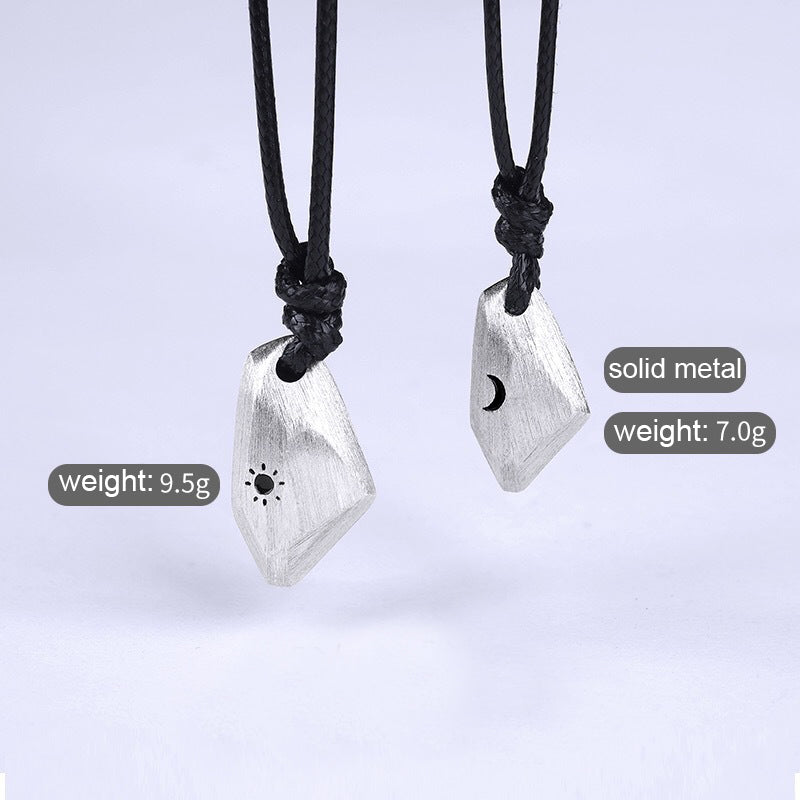 NEHZUS Halsketten für Paare, magnetische Wunschstein-Anhänger-Halskette für Paare, Schmuck-Geschenk-Diea