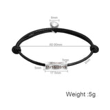 Handgemachtes geflochtenes Magnetarmband für Paare, verstellbares Armband, Liebesarmband für Männer und Frauen