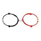 Handgemachtes geflochtenes Magnetarmband für Paare, verstellbares Armband, Liebesarmband für Männer und Frauen