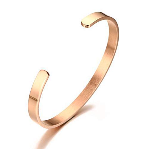 Bracelets à manchette ouverte pour femmes, bijoux de bras d'amitié en acier inoxydable, gravure personnalisée du nom et de la Date pour maman et fille, 6mm