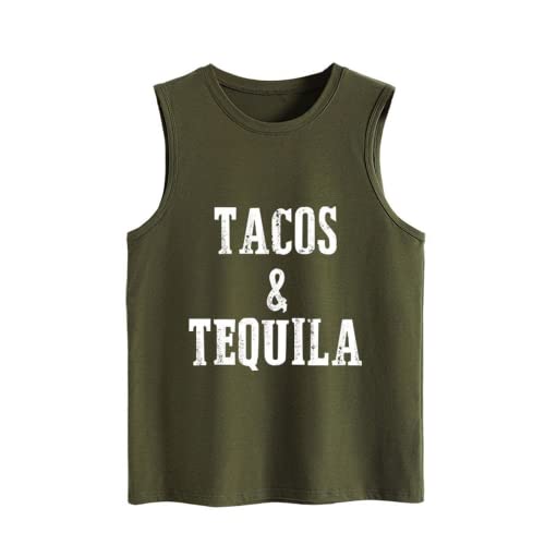 Débardeur Tacos et Tequila pour femme, chemise à boire graphique