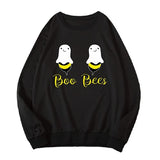 Femmes Boo Bees Chemise Drôle Halloween Fous Sweat