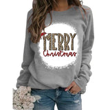 Sweat-shirt joyeux noël pour femmes, chemise d'arbre de noël