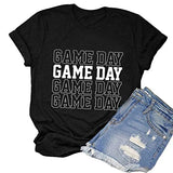 Chemise de jour de match pour femmes, chemise graphique mignonne