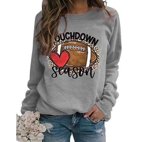 Women Touchdown Season Football Sweatshirt Game Day Football Shirt
