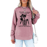 Sweat-shirt pour femmes, vous sentez le drame Halloweentown