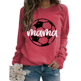 Sweat-shirt de football pour femmes, hauts graphiques de saison de football