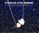 Collier de mode Double coeur d'amour en acier inoxydable plaqué or Rose collier de clavicule pour les femmes