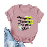 One Margarita Two Margarita Three Margarita Shot T-shirt pour femme