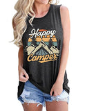 Chemise Happy Camper pour femme Débardeur graphique Happy Camper